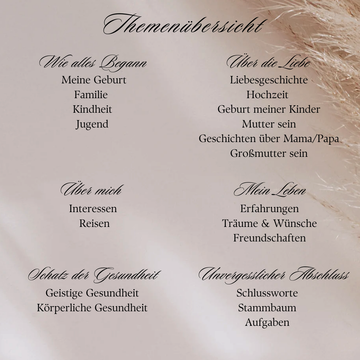 Oma, erzähl mir von deinem Leben