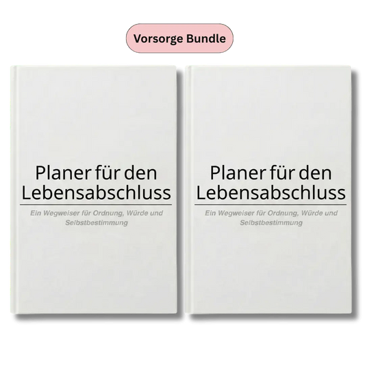 2 Stück Vorsorge-Planer Bundle