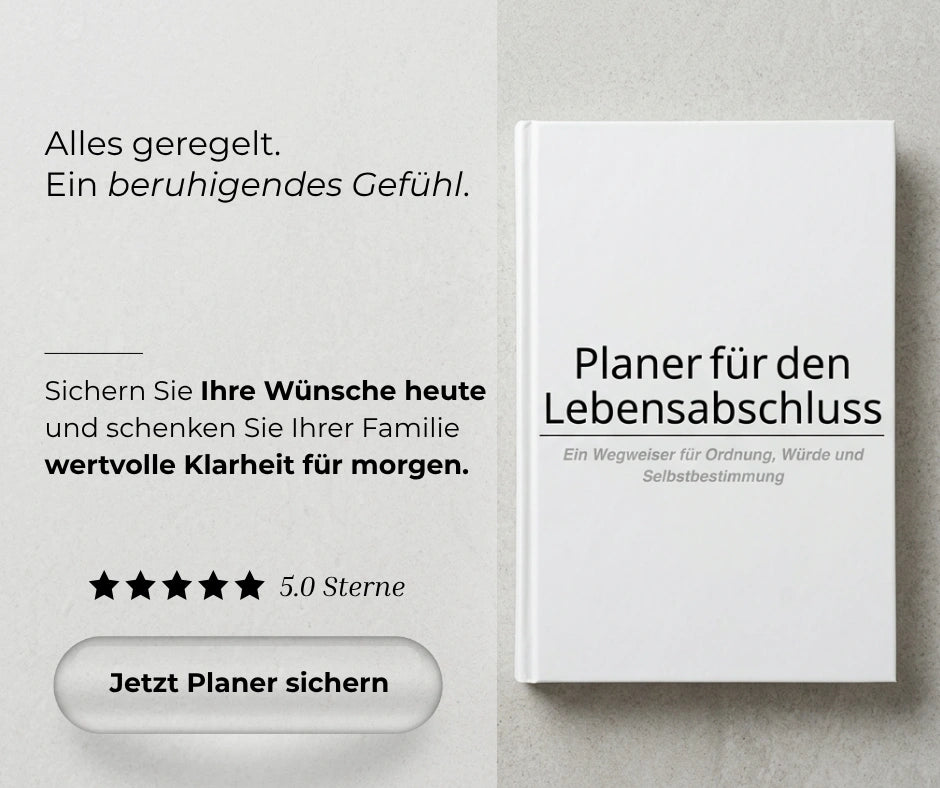 Vorsorge-Planer für den Lebensabschluss