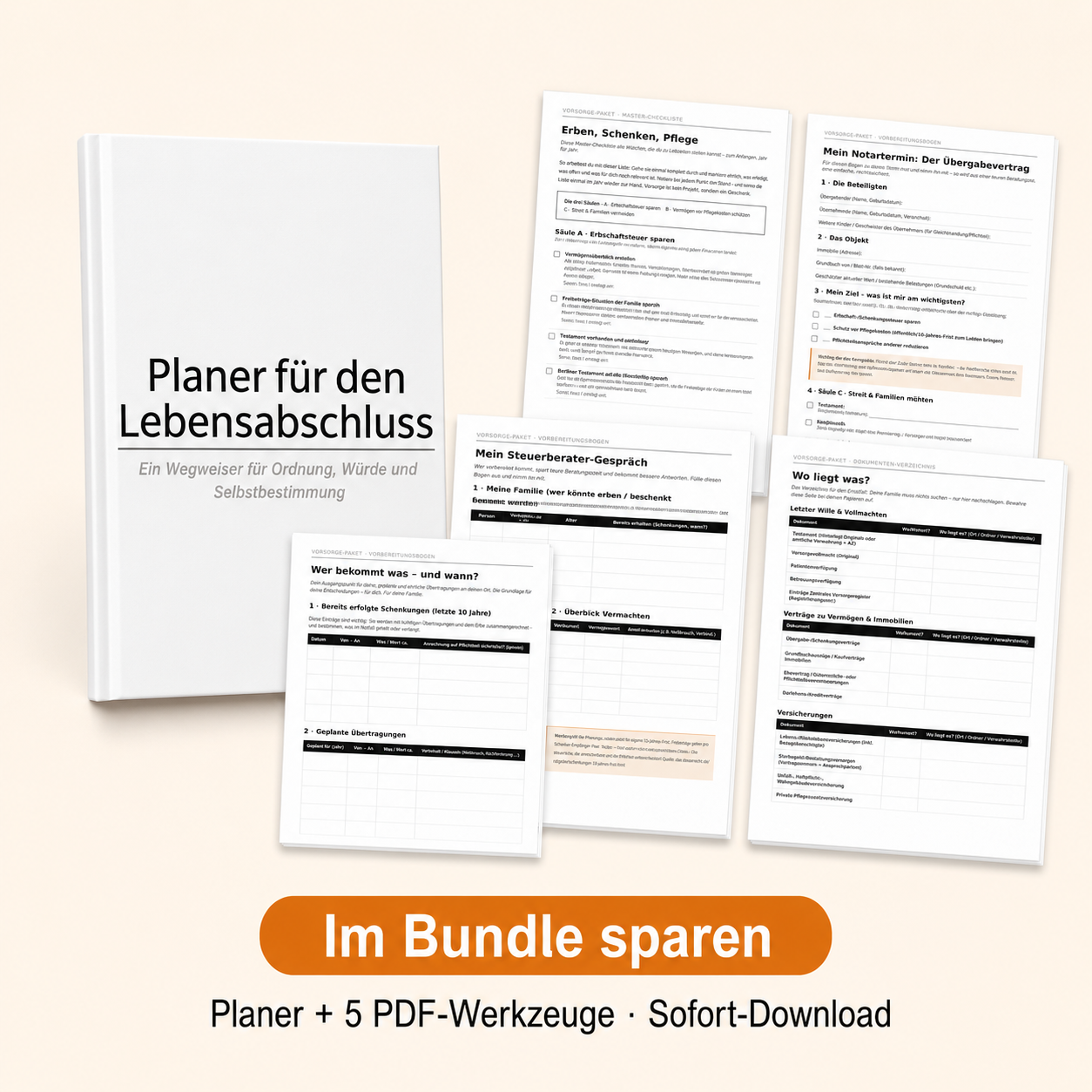 Vorsorge-Paket „Erben, Schenken, Pflege"