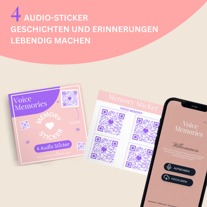 Voice Memory  4 QR Audio Sticker