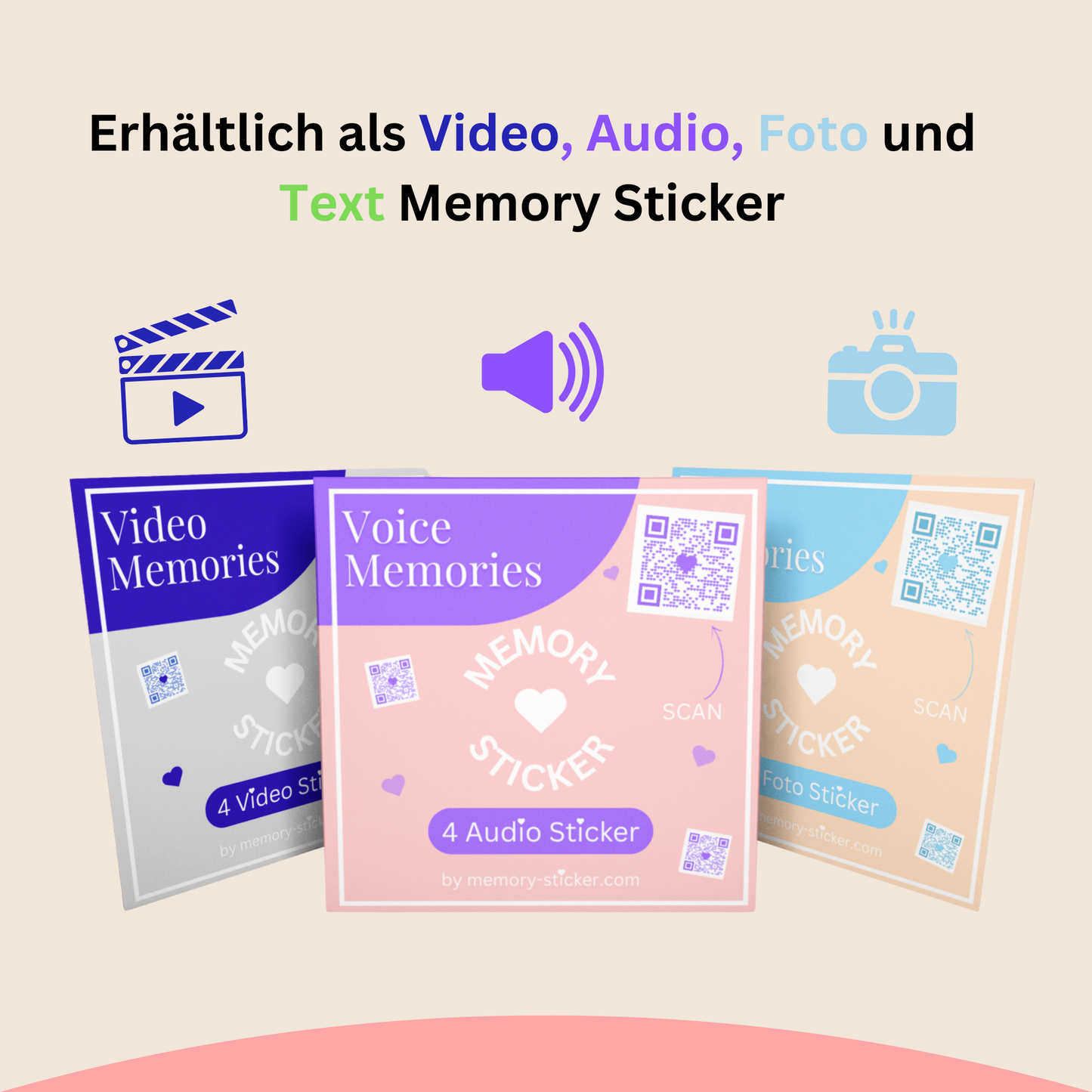Voice Memory  4 QR Audio Sticker